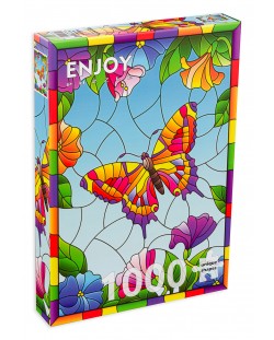 Puzzle Enjoy de 1000 de piese - Fluture de Cristal